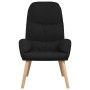 Sillón de relax de tela negro de vidaXL, Sillones - Ref: Foro24-340996, Precio: 110,00 €, Descuento: %