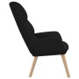 Sillón de relax de tela negro de vidaXL, Sillones - Ref: Foro24-340996, Precio: 110,00 €, Descuento: %