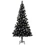 Künstlicher Weihnachtsbaum mit LEDs und schwarzem PVC-Träger 120 cm von vidaXL, Weihnachtsbäume - Ref: Foro24-3077416, Preis:...