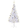 Árbol de Navidad artificial con luces y bolas 620 ramas 180 cm de vidaXL, Arboles de navidad - Ref: Foro24-3077494, Precio: 6...