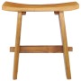 Solid teak wood stool by vidaXL, Folding stools and chairs - Ref: Foro24-281655, Price: 114,15 €, Discount: %