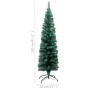 Árbol de Navidad artificial Delgado LEDs y soporte verde 120 cm de vidaXL, Arboles de navidad - Ref: Foro24-3077749, Precio: ...