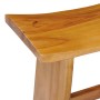 Solid teak wood stool by vidaXL, Folding stools and chairs - Ref: Foro24-281655, Price: 114,15 €, Discount: %