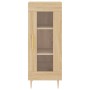 Aparador alto madera de ingeniería roble Sonoma 34,5x34x180 cm de vidaXL, Aparadores - Ref: Foro24-3200380, Precio: 93,51 €, ...