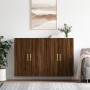 Wall cabinets 2 units oak brown 69.5x34x90 cm by vidaXL, Sideboards - Ref: Foro24-3195610, Price: 134,64 €, Discount: %