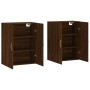 Wall cabinets 2 units oak brown 69.5x34x90 cm by vidaXL, Sideboards - Ref: Foro24-3195610, Price: 134,64 €, Discount: %