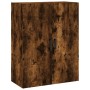 Armarios de pared 2 unidades roble ahumado 69,5x34x90 cm de vidaXL, Aparadores - Ref: Foro24-3195624, Precio: 128,99 €, Descu...