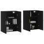 Wall cabinets 2 units black 69.5x34x90 cm by vidaXL, Sideboards - Ref: Foro24-3195604, Price: 131,99 €, Discount: %