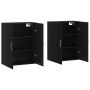 Wall cabinets 2 units black 69.5x34x90 cm by vidaXL, Sideboards - Ref: Foro24-3195604, Price: 131,99 €, Discount: %