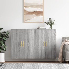 Wall cabinets 2 units Sonoma gray 69.5x34x90 cm by vidaXL, Sideboards - Ref: Foro24-3195609, Price: 136,99 €, Discount: %