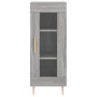 Aparador alto madera de ingeniería gris Sonoma 34,5x34x180 cm de vidaXL, Aparadores - Ref: Foro24-3200383, Precio: 96,64 €, D...