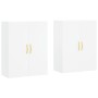 Armarios de pared 2 unidades blanco 69,5x34x90 cm de vidaXL, Aparadores - Ref: Foro24-3195603, Precio: 151,69 €, Descuento: %