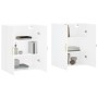 Armarios de pared 2 unidades blanco 69,5x34x90 cm de vidaXL, Aparadores - Ref: Foro24-3195603, Precio: 151,69 €, Descuento: %