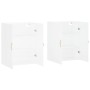 Armarios de pared 2 unidades blanco 69,5x34x90 cm de vidaXL, Aparadores - Ref: Foro24-3195603, Precio: 151,69 €, Descuento: %