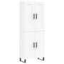 Aparador alto madera contrachapada blanco 69,5x34x180 cm de vidaXL, Aparadores - Ref: Foro24-3199577, Precio: 158,93 €, Descu...