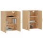 Armario de pared 2 unidades roble Sonoma 69,5x34x90 cm de vidaXL, Aparadores - Ref: Foro24-3195614, Precio: 126,70 €, Descuen...