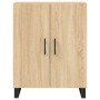 Aparador alto madera contrachapada color roble 69,5x34x180 cm de vidaXL, Aparadores - Ref: Foro24-3199580, Precio: 172,62 €, ...