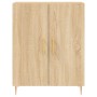 High oak-colored plywood sideboard 69.5x34x180 cm by vidaXL, Sideboards - Ref: Foro24-3198204, Price: 158,99 €, Discount: %