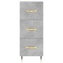 Concrete gray plywood sideboard 34.5x34x180 cm by vidaXL, Sideboards - Ref: Foro24-3199221, Price: 107,93 €, Discount: %