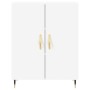 Tall white plywood sideboard 69.5x34x180 cm by vidaXL, Sideboards - Ref: Foro24-3198193, Price: 177,81 €, Discount: %