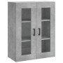 Aparador alto madera contrachapada gris hormigón 69,5x34x180 cm de vidaXL, Aparadores - Ref: Foro24-3198213, Precio: 165,84 €...