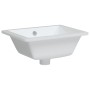 Lavabo de baño rectangular cerámica blanco 39x30x18,5 cm de vidaXL, Lavabos - Ref: Foro24-153730, Precio: 62,99 €, Descuento: %