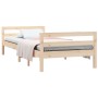 Estructura de cama madera maciza de pino 80x200 cm de vidaXL, Camas y somieres - Ref: Foro24-821629, Precio: 116,20 €, Descue...