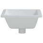 Lavabo de baño rectangular cerámica blanco 39x30x18,5 cm de vidaXL, Lavabos - Ref: Foro24-153730, Precio: 62,99 €, Descuento: %