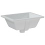 Lavabo de baño rectangular cerámica blanco 39x30x18,5 cm de vidaXL, Lavabos - Ref: Foro24-153730, Precio: 62,99 €, Descuento: %