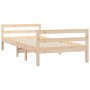 Estructura de cama madera maciza de pino 80x200 cm de vidaXL, Camas y somieres - Ref: Foro24-821629, Precio: 116,20 €, Descue...