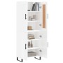 High glossy white plywood sideboard 69.5x34x180 cm by vidaXL, Sideboards - Ref: Foro24-3199579, Price: 166,99 €, Discount: %