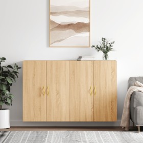 Wall cabinet 2 units Sonoma oak 69.5x34x90 cm by vidaXL, Sideboards - Ref: Foro24-3195606, Price: 163,99 €, Discount: %