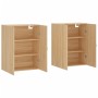 Armario de pared 2 unidades roble Sonoma 69,5x34x90 cm de vidaXL, Aparadores - Ref: Foro24-3195606, Precio: 163,88 €, Descuen...