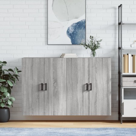 Wandschränke 2 Einheiten Sonoma grau 69,5x34x90 cm von vidaXL, Sideboards - Ref: Foro24-3195625, Preis: 139,32 €, Rabatt: %