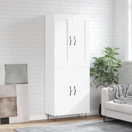 Tall white plywood sideboard 69.5x34x180 cm by vidaXL, Sideboards - Ref: Foro24-3199585, Price: 159,64 €, Discount: %