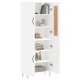 Tall white plywood sideboard 69.5x34x180 cm by vidaXL, Sideboards - Ref: Foro24-3199585, Price: 159,64 €, Discount: %