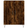 Tall smoked oak plywood sideboard 69.5x34x180 cm by vidaXL, Sideboards - Ref: Foro24-3199590, Price: 131,99 €, Discount: %