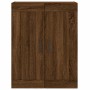 Aparador alto madera contrachapada marrón roble 69,5x34x180 cm de vidaXL, Aparadores - Ref: Foro24-3199584, Precio: 161,24 €,...