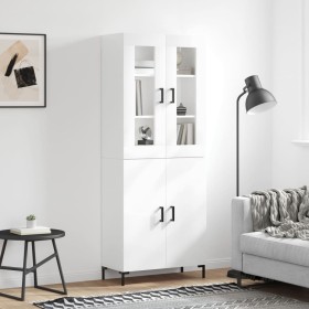 High glossy white plywood sideboard 69.5x34x180 cm by vidaXL, Sideboards - Ref: Foro24-3198211, Price: 179,99 €, Discount: %