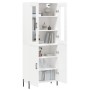 Tall white plywood sideboard 69.5x34x180 cm by vidaXL, Sideboards - Ref: Foro24-3198217, Price: 168,88 €, Discount: %