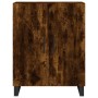 Aparador alto madera contrachapada roble ahumado 69,5x34x180 cm de vidaXL, Aparadores - Ref: Foro24-3199582, Precio: 163,30 €...