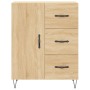 Aparador alto madera contrachapada color roble 69,5x34x180 cm de vidaXL, Aparadores - Ref: Foro24-3189440, Precio: 154,30 €, ...