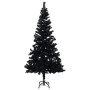 Árbol de Navidad artificial con LEDs y soporte PVC negro 150 cm de vidaXL, Arboles de navidad - Ref: Foro24-3077417, Precio: ...