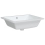 Lavabo de baño rectangular cerámica blanco 50x40,5x18,5 cm de vidaXL, Lavabos - Ref: Foro24-153732, Precio: 67,75 €, Descuent...