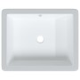 Lavabo de baño rectangular cerámica blanco 50x40,5x18,5 cm de vidaXL, Lavabos - Ref: Foro24-153732, Precio: 67,75 €, Descuent...