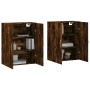 Wall cabinets 2 units smoked oak 69.5x34x90 cm by vidaXL, Sideboards - Ref: Foro24-3195608, Price: 151,99 €, Discount: %