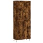 Tall smoked oak plywood sideboard 69.5x34x180 cm by vidaXL, Sideboards - Ref: Foro24-3199574, Price: 169,99 €, Discount: %