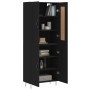 Aparador alto madera contrachapada negro 69,5x34x180 cm de vidaXL, Aparadores - Ref: Foro24-3199586, Precio: 152,44 €, Descue...