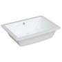 Lavabo de baño rectangular cerámica blanco 55,5x40x18,5 cm de vidaXL, Lavabos - Ref: Foro24-153733, Precio: 88,48 €, Descuent...