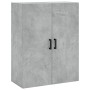 Armario de pared 2 unidades gris hormigón 69,5x34x90 cm de vidaXL, Aparadores - Ref: Foro24-3195623, Precio: 142,24 €, Descue...